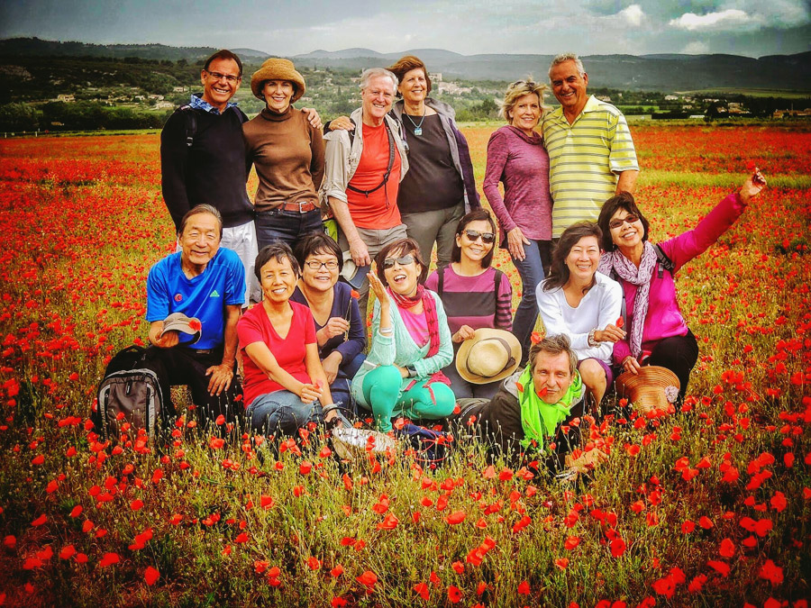 Walking in the Luberon Provence