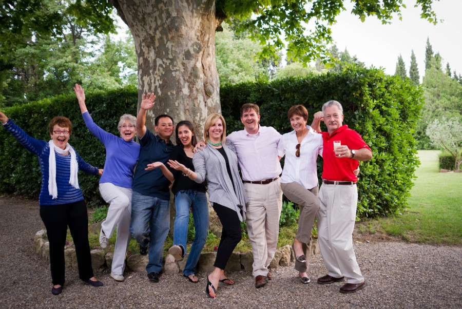 Provence Tour at dinner