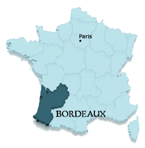 Bordeaux tour map