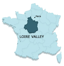 Loire Valley France Tour map