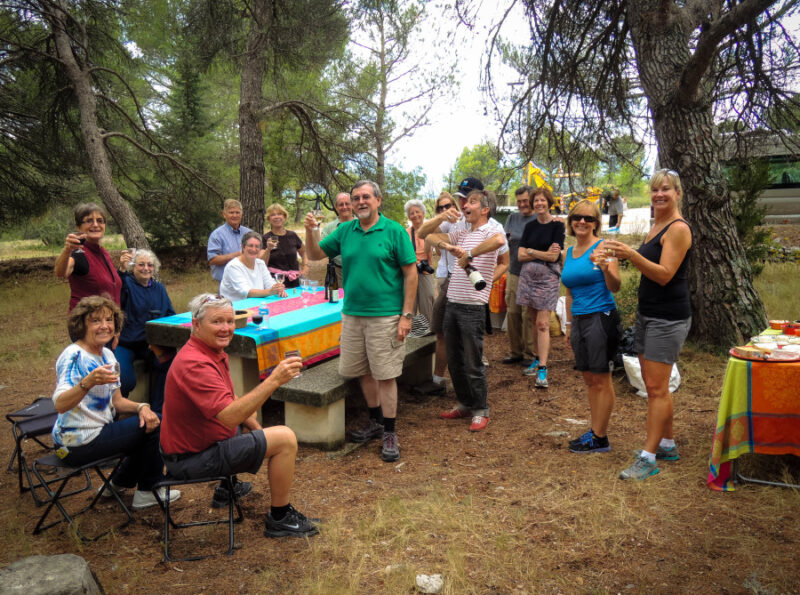 People enjoying in the forest