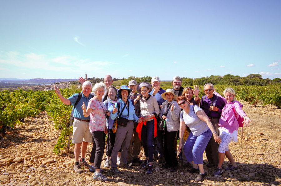 Happy people posing in nature, Provence Tour Itinerary
