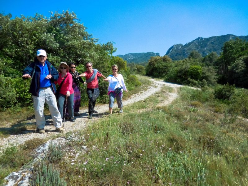 walking in provence