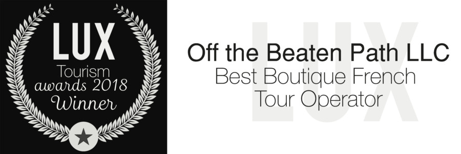 Best French Boutique Tour Operator - 2018 LUX Tourism Award Winner