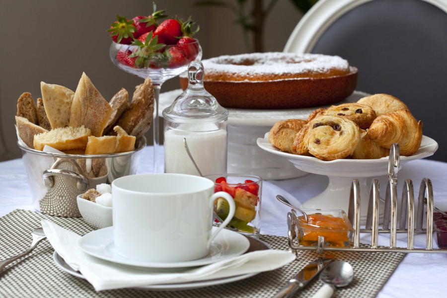 Typical French Breakfast