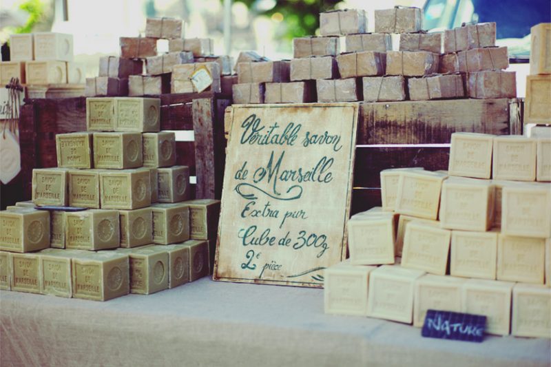 provence soaps at market
