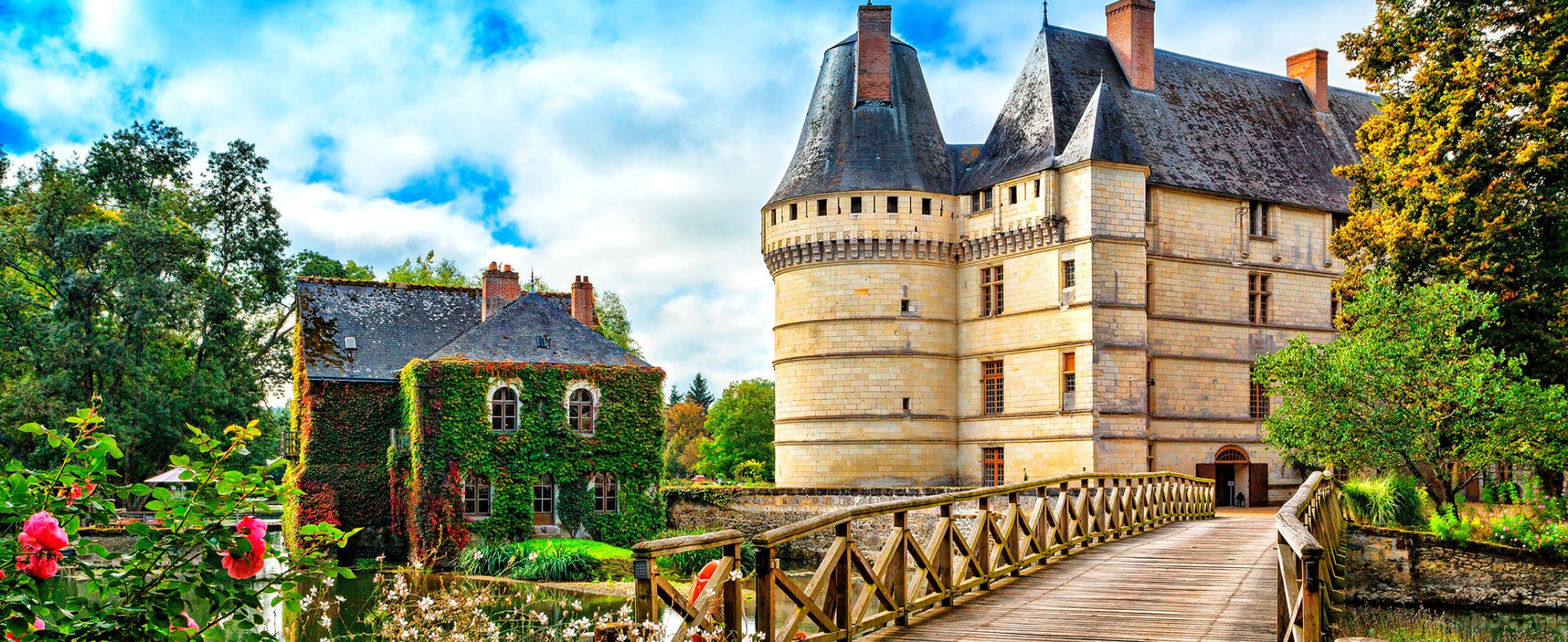 On of the enchanting castles in Loire Valley