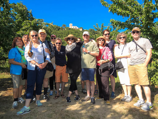 Walking in Provence during a France Off the Beaten Path May Provence tour