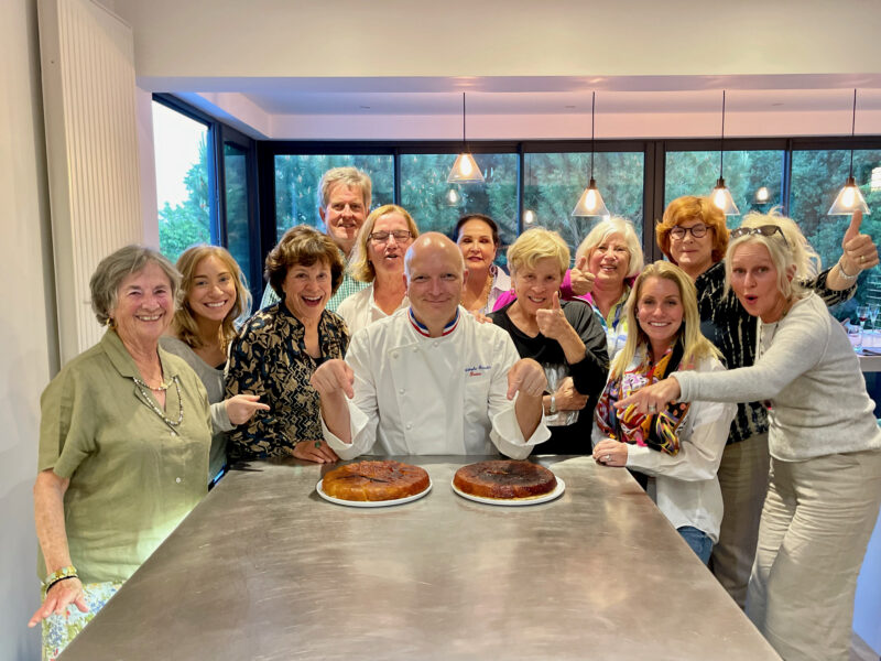 Loire Valley cooking class, a group of people enjoying culinary dishes by out top chef! 2024 Loire Valley Tour Dates 