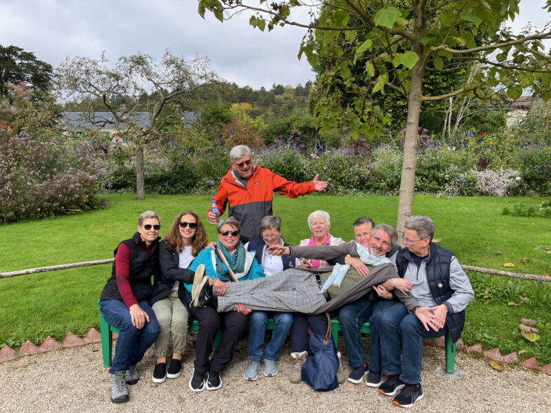 tour guests in Giverny France