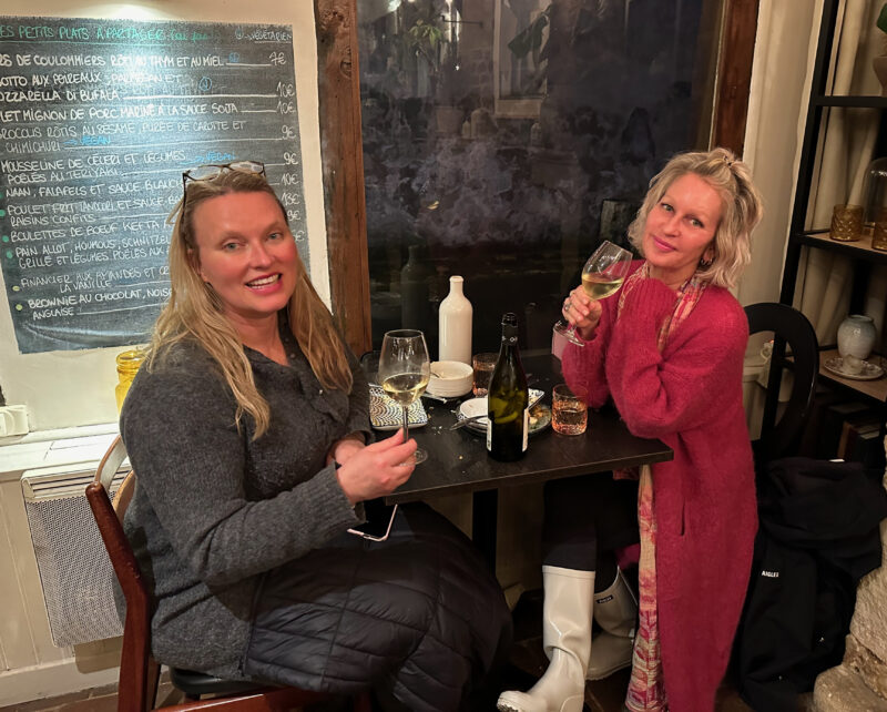 Christy ans Summer, winter in Loire Valley, France