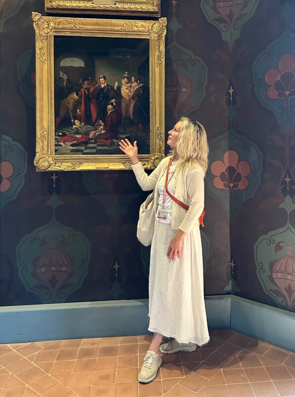 Christy Destremau guiding in Loire Valley, France