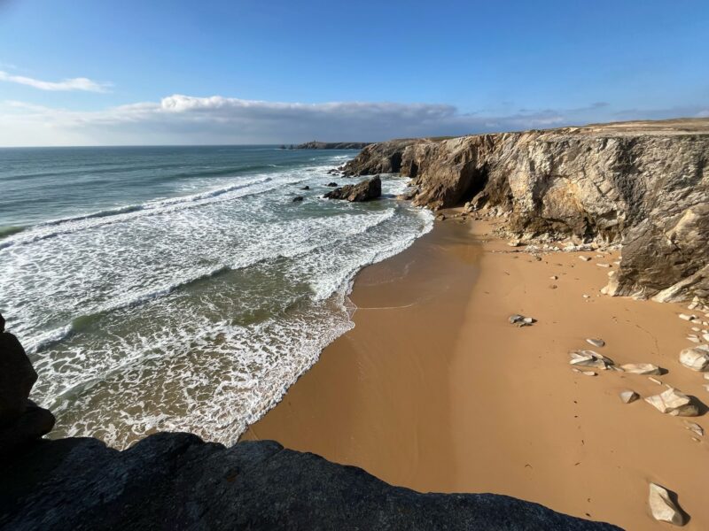 The Brittany coastline