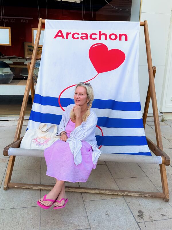 Founder Christy Destremau at home in Arcachon, France.