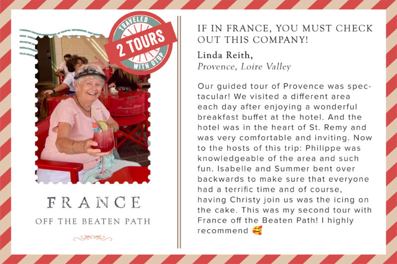 Linda's review after her 2nd tour with us.