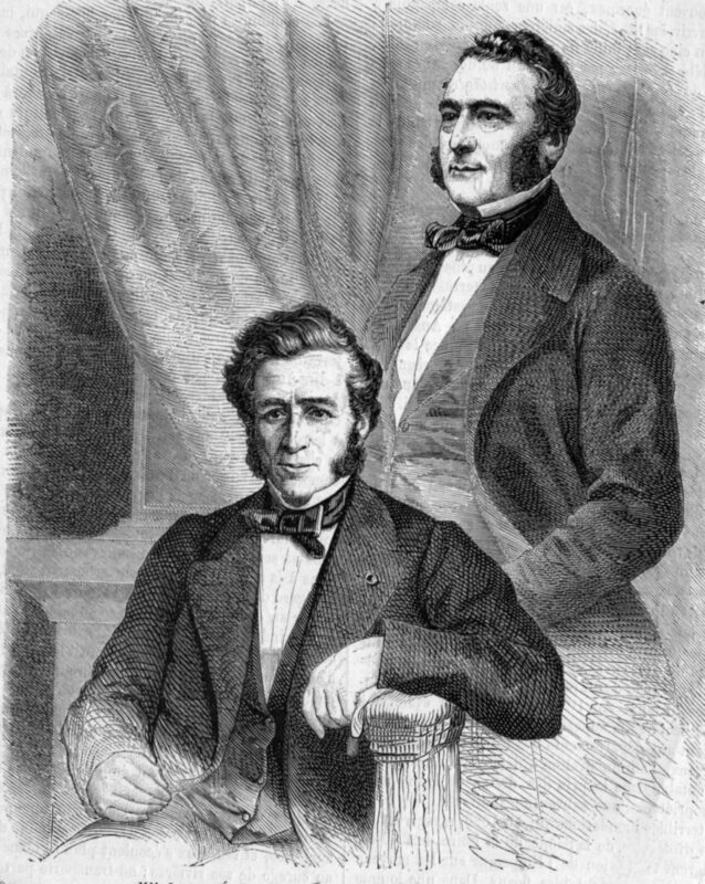 Émile Pereire (1800-1875) and Isaac Pereire (1806-1880), © Tallandier, Bridgeman Images