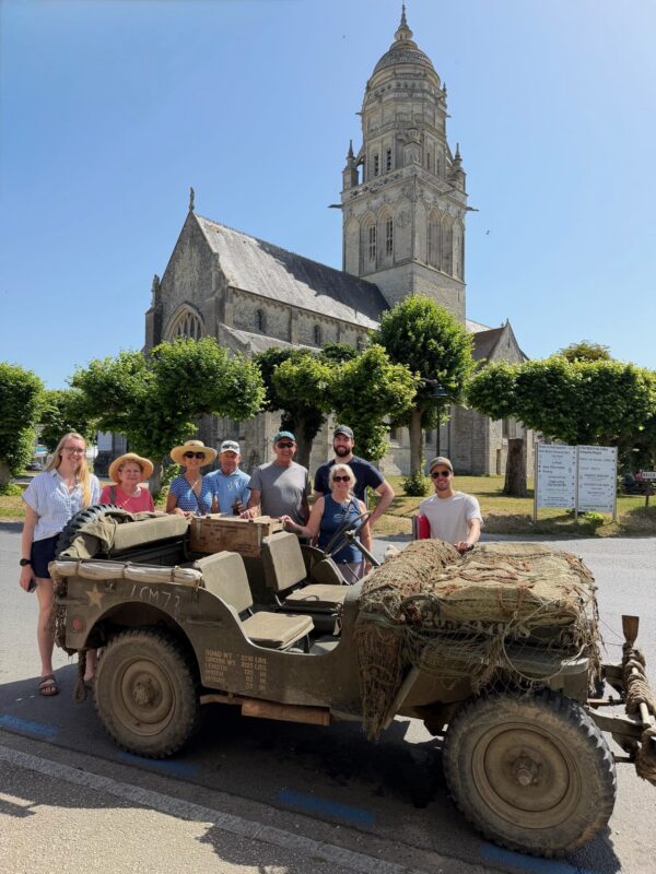 Tour guests during our France Off the Beaten Path Normandy Tour.