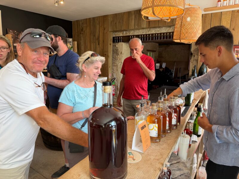 Artisan tastings with our June 2026 France Off the Beaten Path tour group