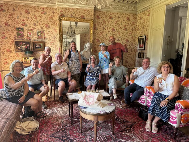 Privately hosted wine discovery and lunch at the home of our friends and wine makers Fred and Louisa