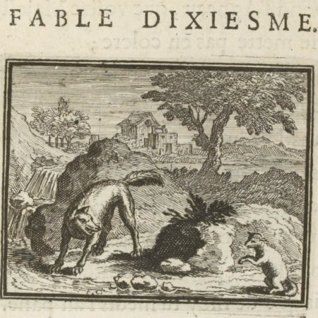 Le Loup et l’Agneau, François Chaveau (1668)