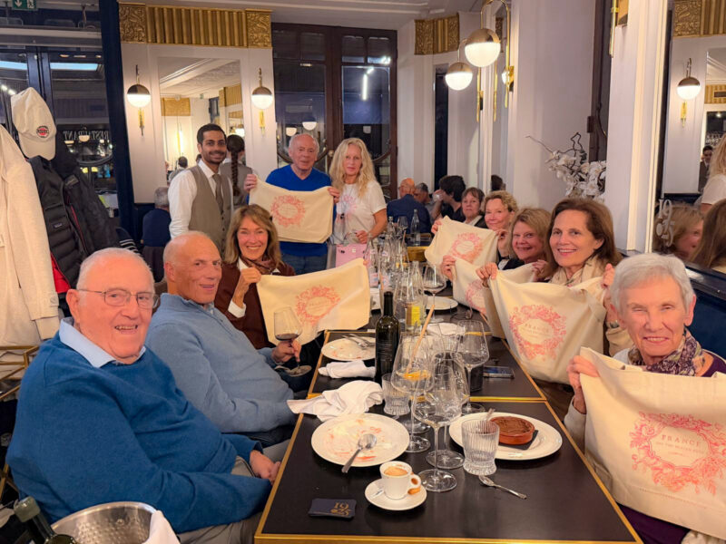 Welcome dinner with our May 2026 Bordeaux tour guests.